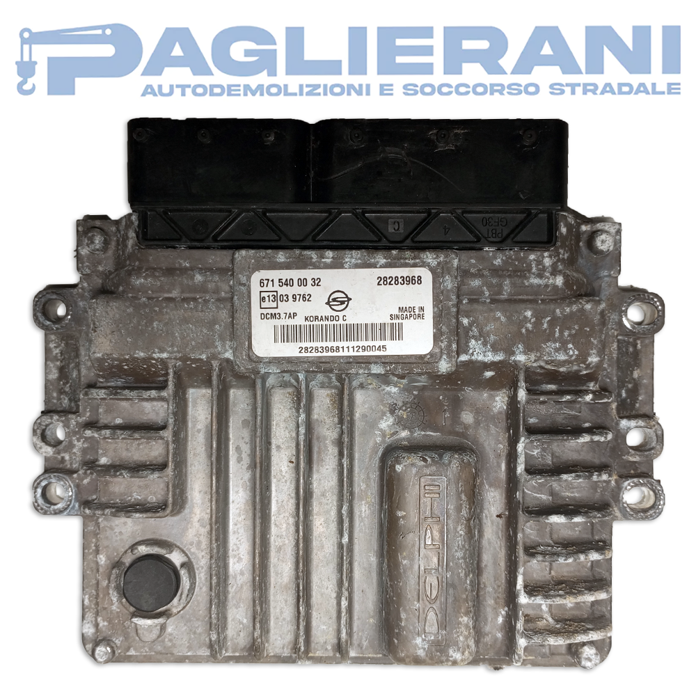 Centralina ECU Motore Delphi Ssangyong Korando C 2014-2016 DCM3.7AP 28283968 (6715400032)