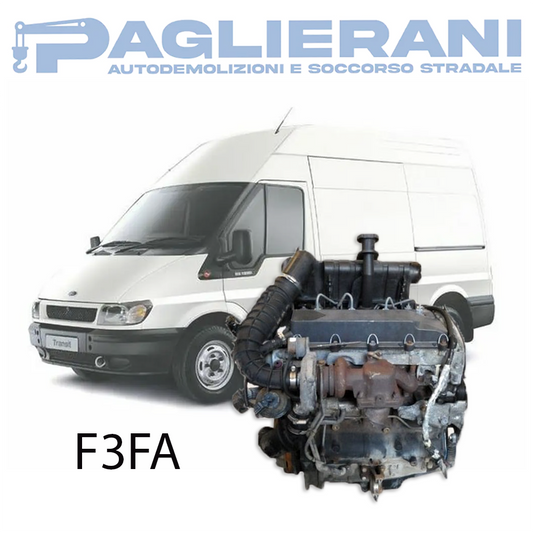 Motore F3FA Ford Transit 2000-2006 Diesel Turbo 2000 [2.0] 90CV 66KW 140.000 KM