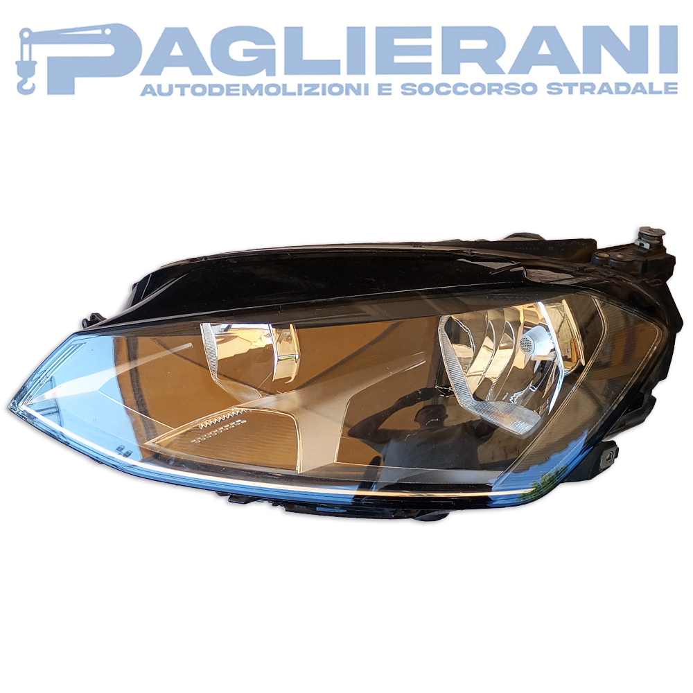 Original VALEO Left Halogen Front Light Volkswagen Golf VII Mk7 2012-2021 (5G1941005E)
