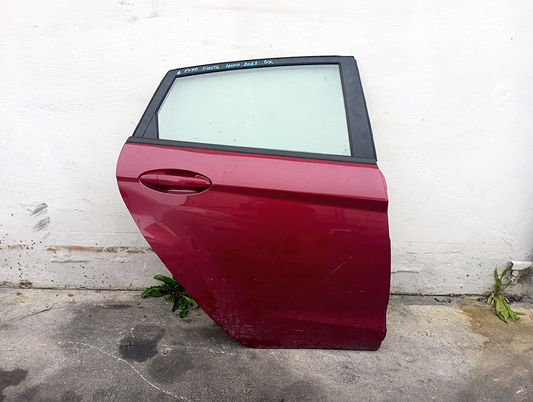 Porta Portiera Sportello Posteriore Originale Completo Destro DX Ford Fiesta Mk6 2008-2017 Bordeaux