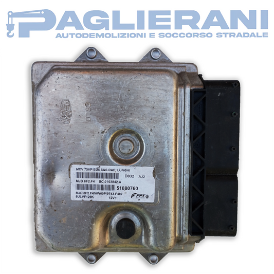 Centralina Magneti Marelli FPT ECU Motore D032 AJ2 FIAT Fiorino (Cod. Rif. 51880760)