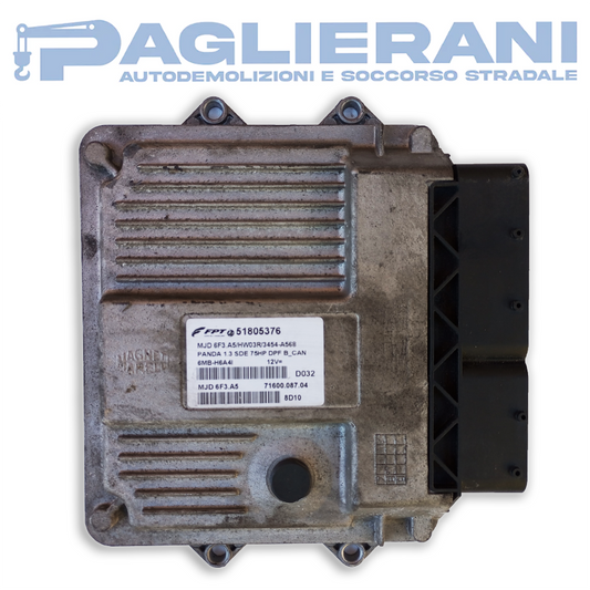 Centralina FPT ECU Motore FIAT Panda 169 (Cod. Rif. 51805376)