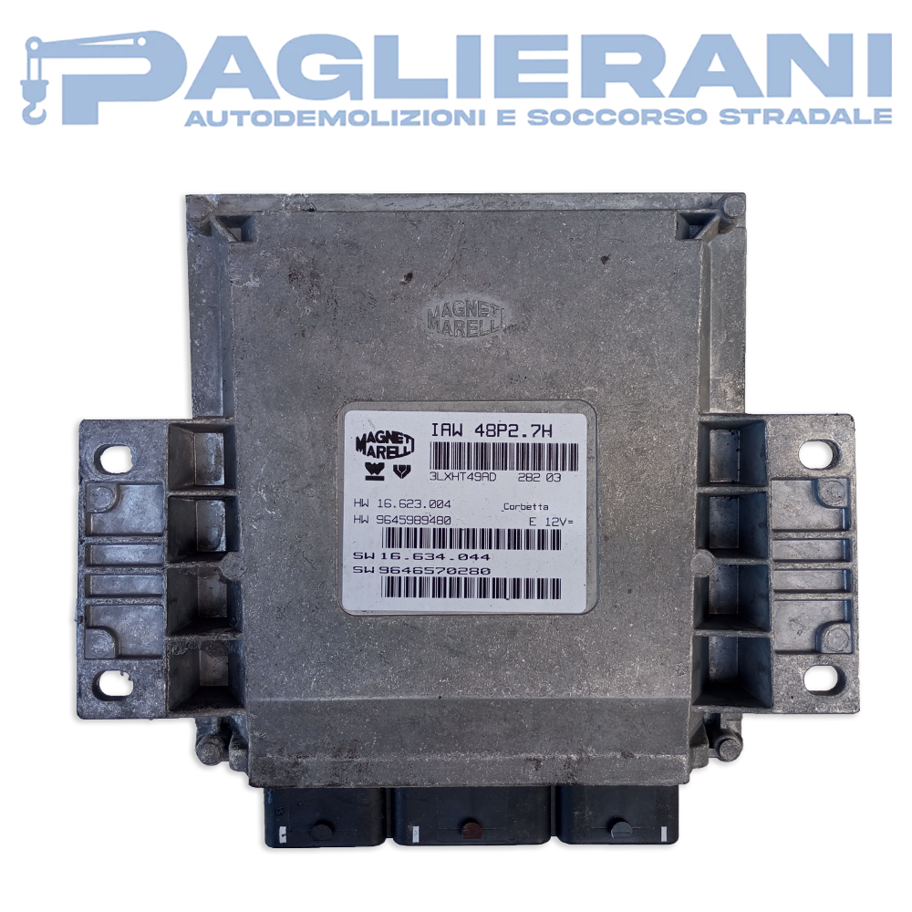 Magneti Marelli IAW 48P2.7H Engine ECU Control Unit (Ref. Code HW16.623.004)