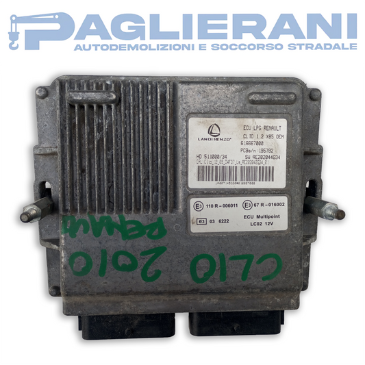 Centralina Landi Renzo ECU GPL SW RE202044G34 Renault (Codice Rif. 616667000)