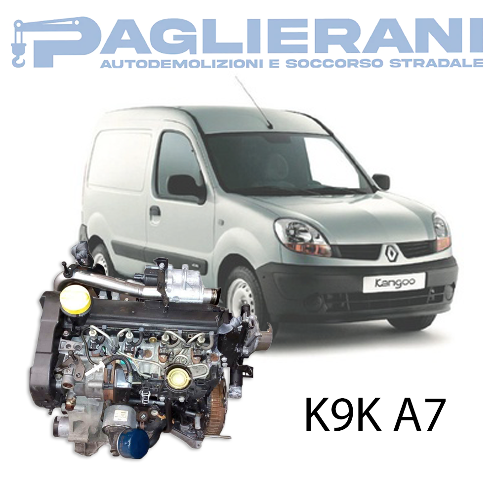 Motore K9K A7 Renault Kangoo 2003 1.5 DCI 200.000 Km