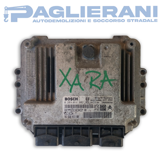 Centralina BOSCH ECU Motore 0281011802 (Codice Rif. 9656841180)