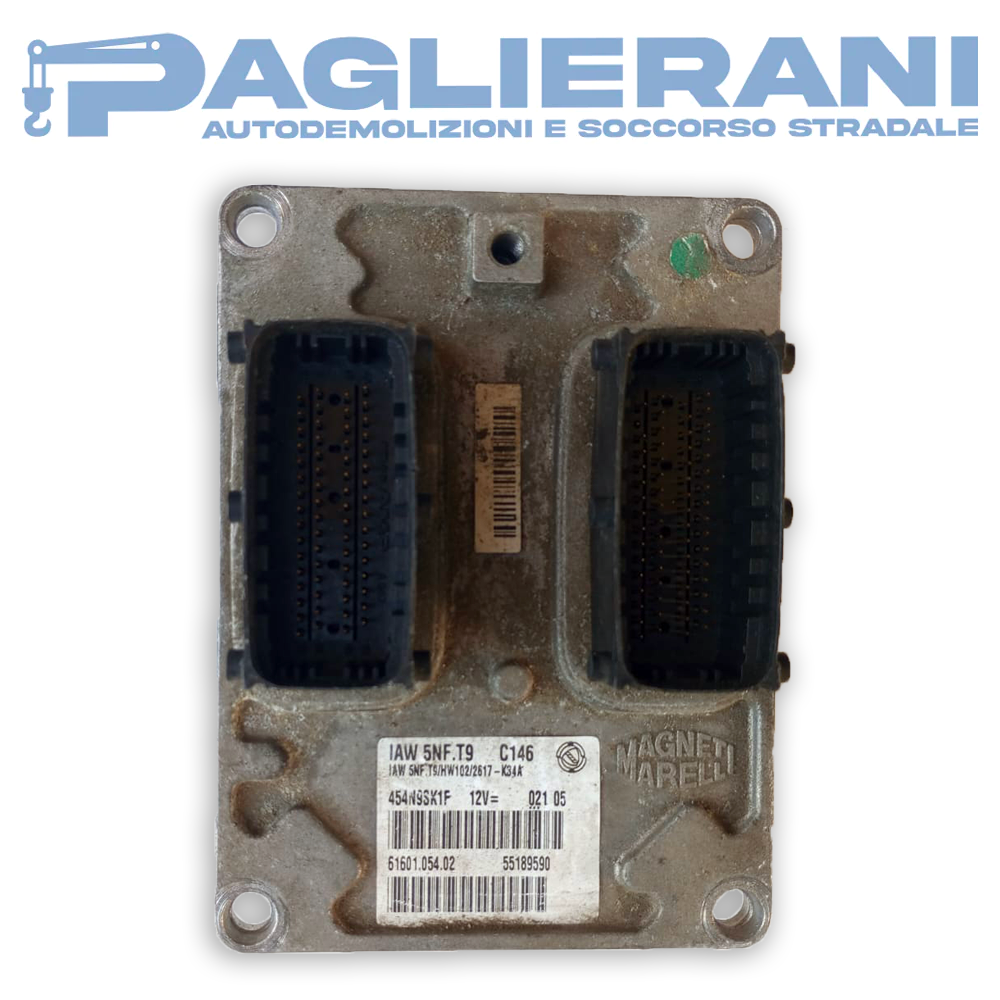 Centralina ECU Motore Magneti Marelli Fiat Stilo 1.6 IAW5NF T9 C146 (Codice Rif. 55189590)