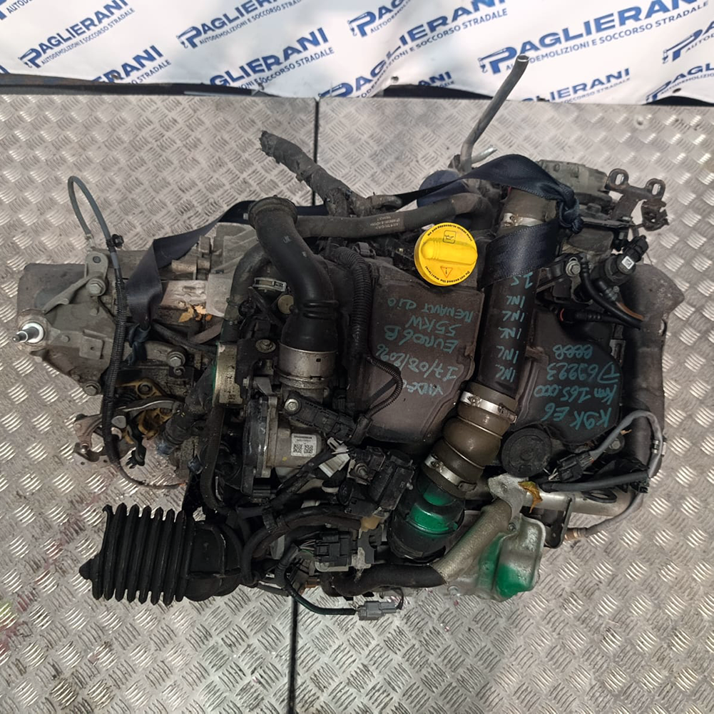 Motore K9KE6 Renault Clio 2015-2019 Diesel 1500 [1.5] Euro6 55KW 75CV 165.000 KM