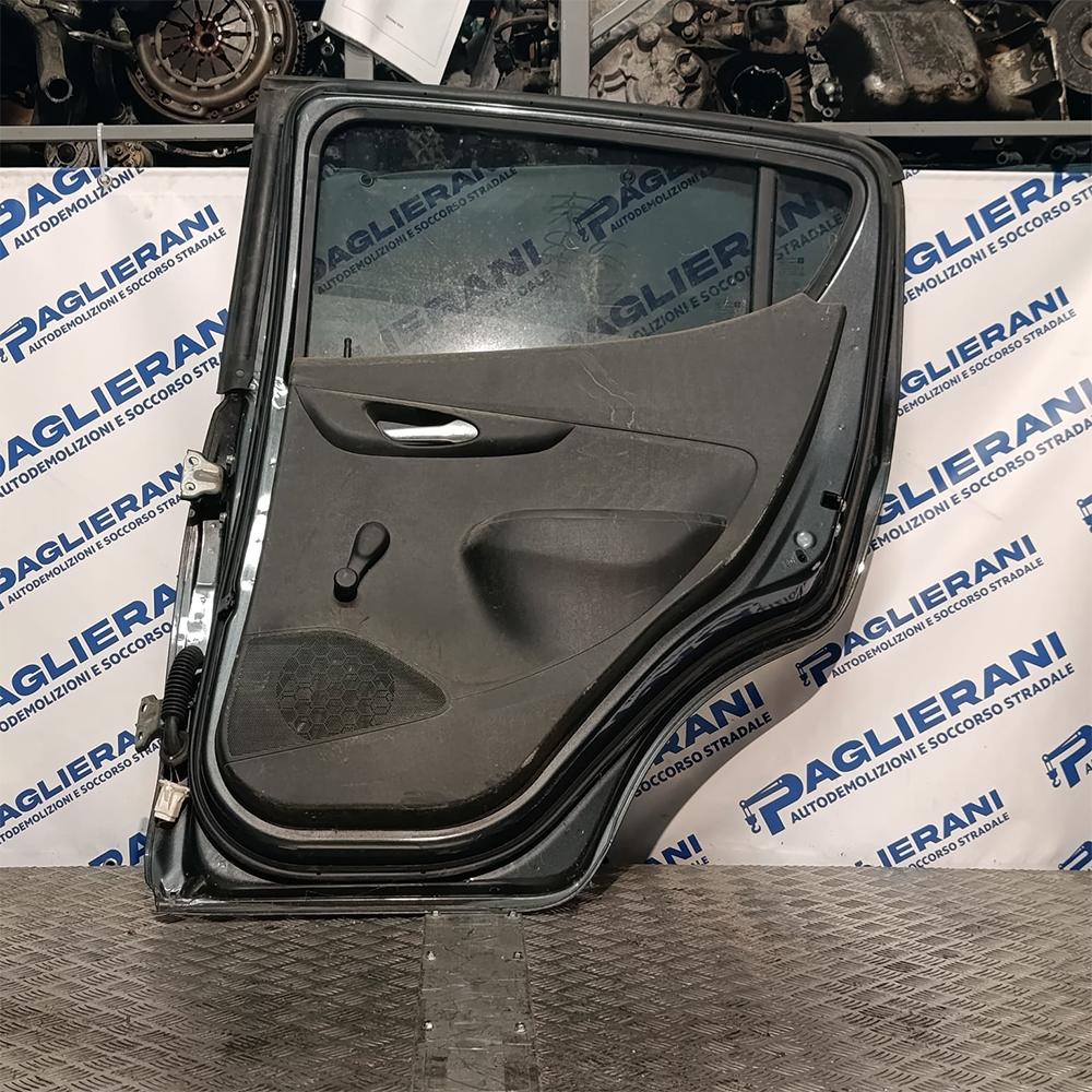 Portellone Completo Porta Posteriore Destro DX Originale Opel Karl 2015-2017 Grigio