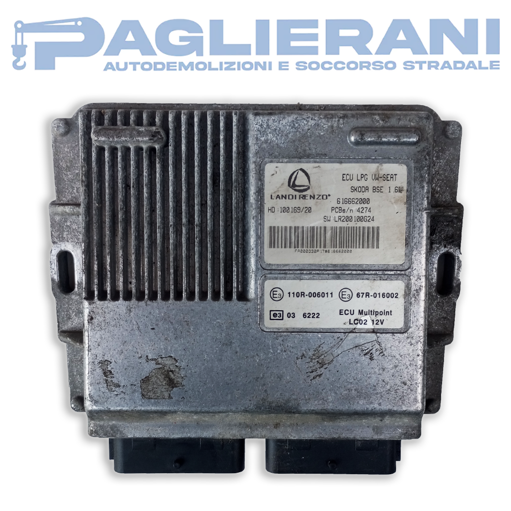 Centralina ECU Landi Renzo Motore VW (Codice Rif. 616662000)