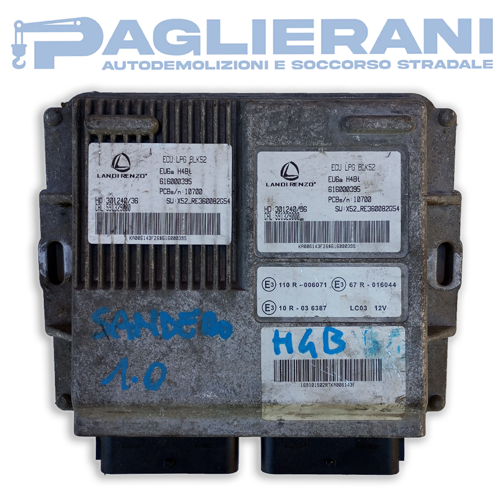 Centralina Landi Renzo ECU Motore Dacia Sandero (Codice Rif. 616000395)