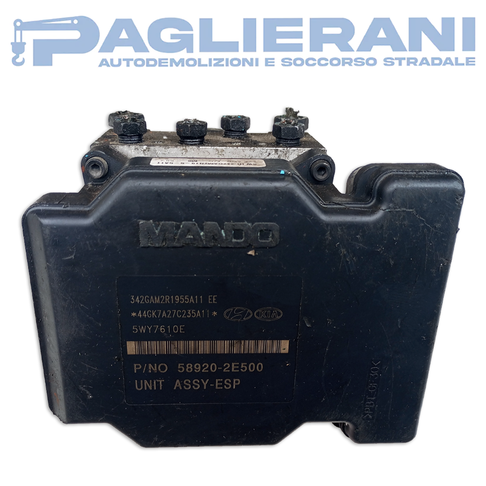Centralina Pompa ABS Mando Hyundai Tucson 2006 5WY7610E (58920-2E500)