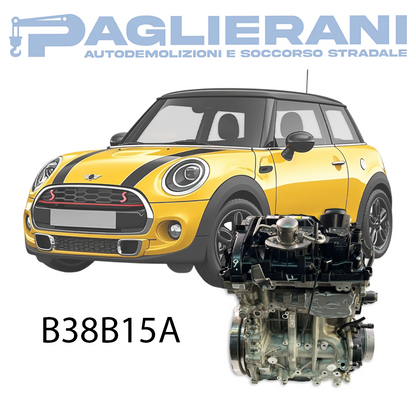 Original Engine  B38B15A Mini Cooper [F55] [F56] [F57] 1500 [1.5] Turbo Petrol 55KW 75CV 2013-2024 50.000 KM