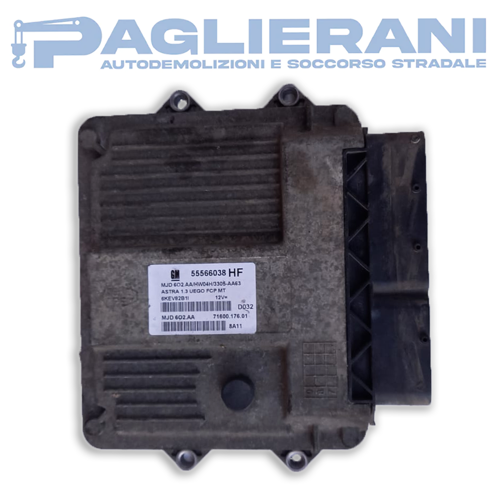 Centralina Magneti Marelli GM ECU Motore Opel MJD602.AA (Codice Rif. 55566038 HF)