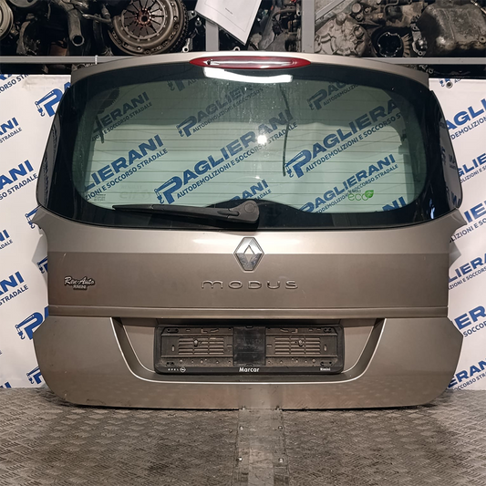 Portellone Posteriore Bagagliaio Originale Renault Modus 2 2006 Grigio