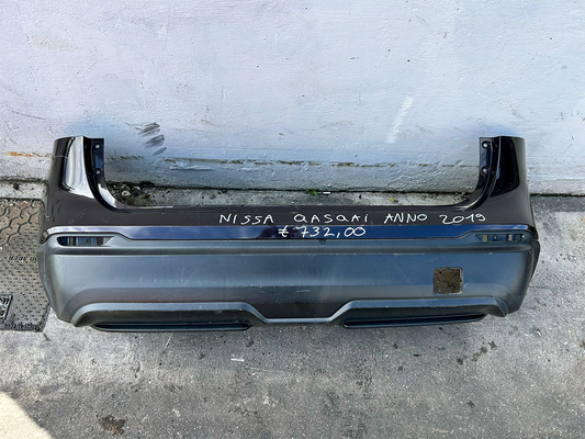 Original Rear Bumper Nissan Qashqai 2019 Black