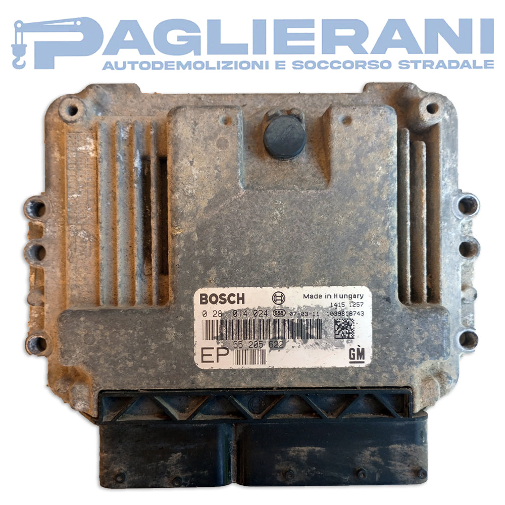 BOSCH GM Engine Control Unit ECU Opel Astra H 2004-2010 EP55205622 (0281014064)