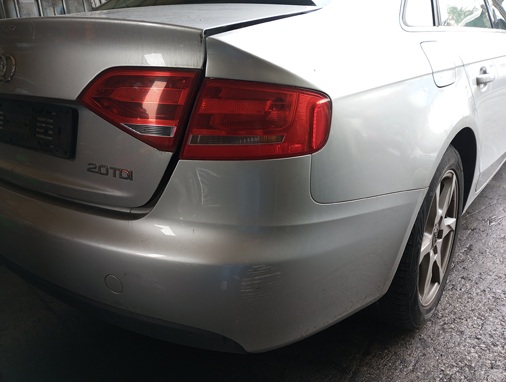 Original Rear Bumper Audi A4 B8 Sedan 2009 Grey