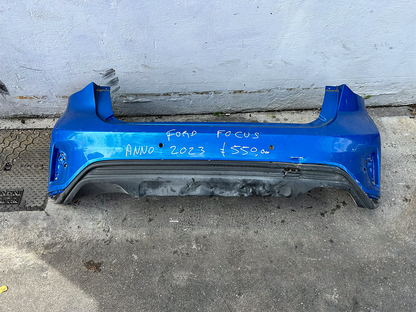 Original Rear Bumper White Ford Focus 2023 Blue