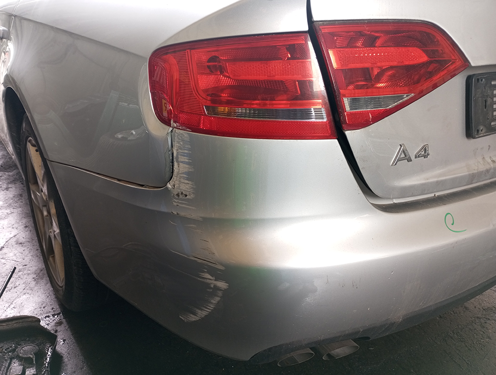 Original Rear Bumper Audi A4 B8 Sedan 2009 Grey