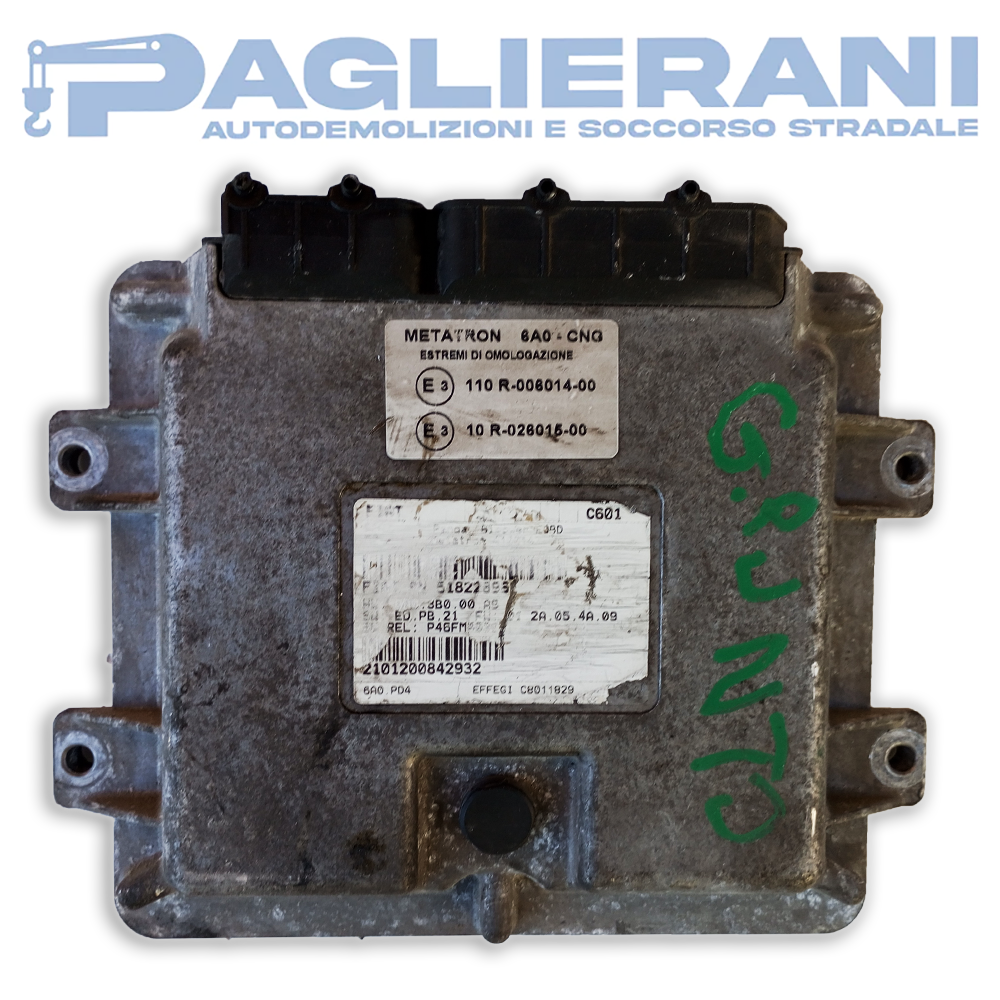 Centralina ECU Motore FIAT Panda 169 (Cod. Rif. PN 51822895)