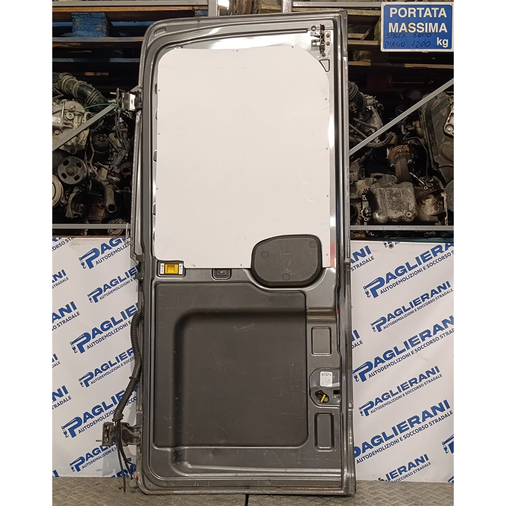 Complete Tailgate Rear Door Right Original Ford Transit Combo 2019 Grey