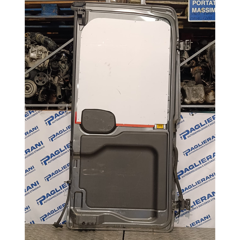 Complete Tailgate Rear Door Left Original Ford Transit Combo 2019 Grey