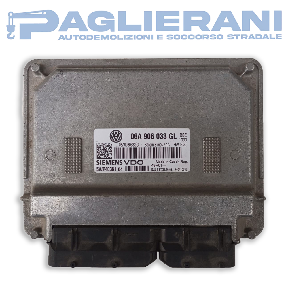 Centralina Siemens ECU Motore VW Golf Plus 06A906033GL (Codice Rif. 5WP40361)