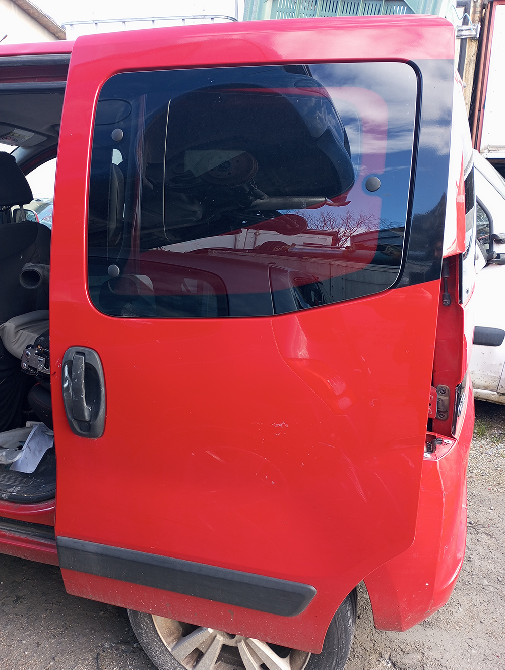 Porta Scorrevole Portiera Sportello Posteriore Originale SX FIAT Qubo 2008-2016 Rosso