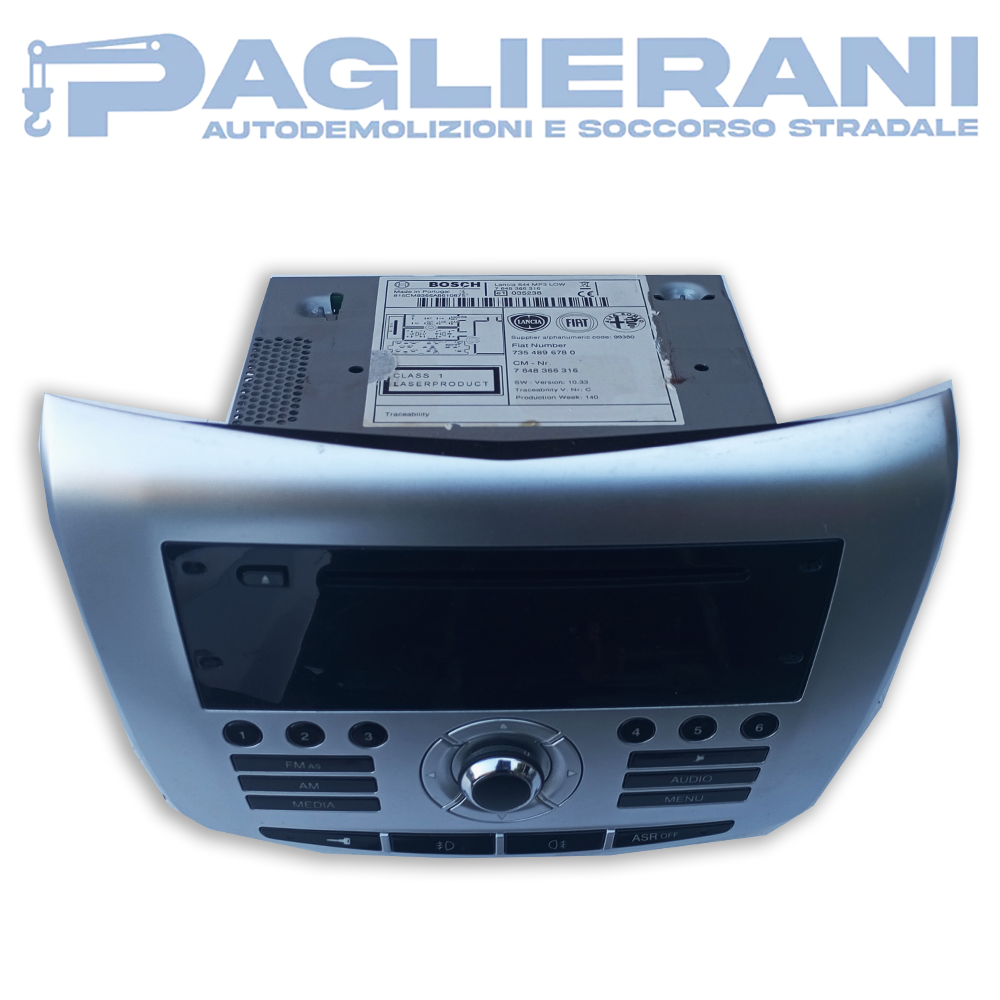 Autoradio BOSCH Lancia Delta 2008>2015 (Cod. Rif. 7354896780)