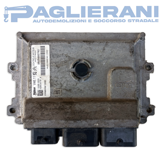 Centralina Motore ECU Valeo Citroen C4 Cactus 2013 V29035181A 13290 0225 (HW9800913080)