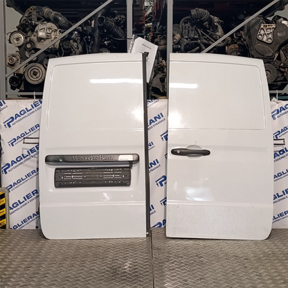 Complete Rear Original Doors Set Right Left Mercedes-Benz Vito W639 2003-2014 White
